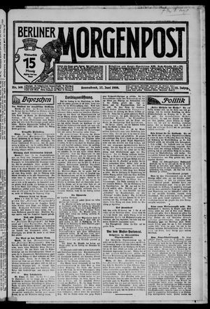 Berliner Morgenpost vom 27.06.1908
