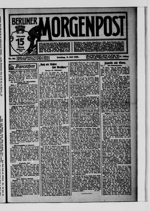 Berliner Morgenpost vom 05.07.1908