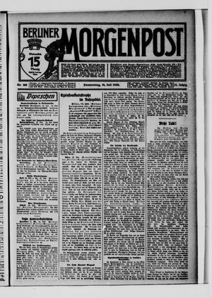 Berliner Morgenpost vom 16.07.1908