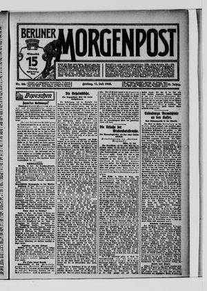 Berliner Morgenpost on Jul 17, 1908