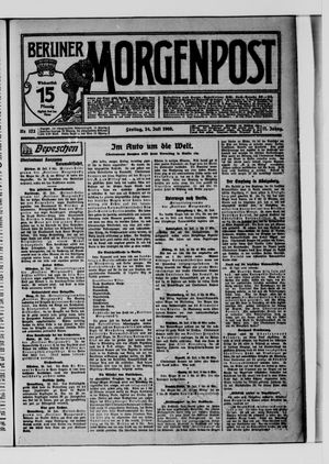 Berliner Morgenpost vom 24.07.1908
