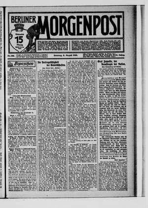 Berliner Morgenpost vom 09.08.1908