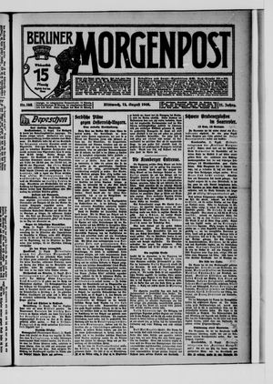 Berliner Morgenpost vom 12.08.1908