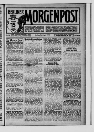 Berliner Morgenpost vom 14.08.1908
