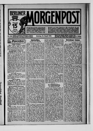 Berliner Morgenpost vom 16.08.1908