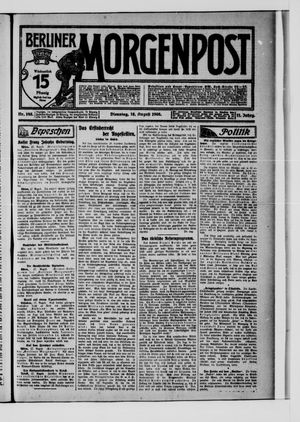 Berliner Morgenpost vom 18.08.1908