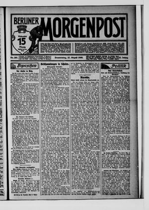 Berliner Morgenpost vom 27.08.1908