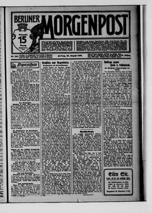 Berliner Morgenpost vom 28.08.1908