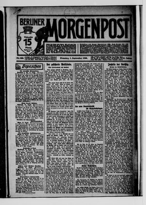 Berliner Morgenpost vom 01.09.1908
