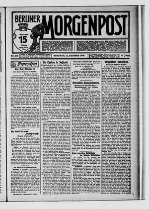 Berliner Morgenpost vom 12.09.1908