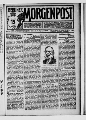 Berliner Morgenpost vom 16.09.1908
