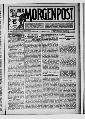 Berliner Morgenpost vom 17.09.1908
