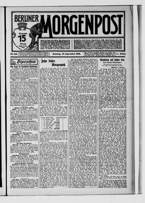 Berliner Morgenpost vom 20.09.1908