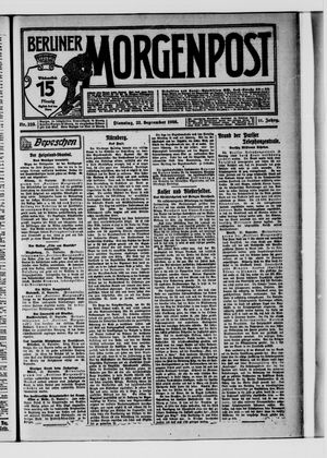 Berliner Morgenpost vom 22.09.1908