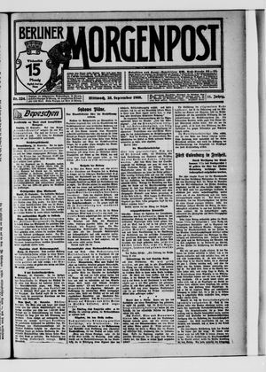 Berliner Morgenpost vom 23.09.1908