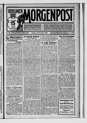 Berliner Morgenpost vom 25.09.1908