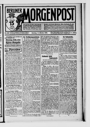 Berliner Morgenpost vom 11.10.1908