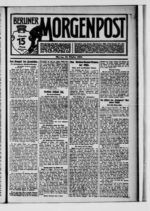 Berliner Morgenpost vom 12.10.1908