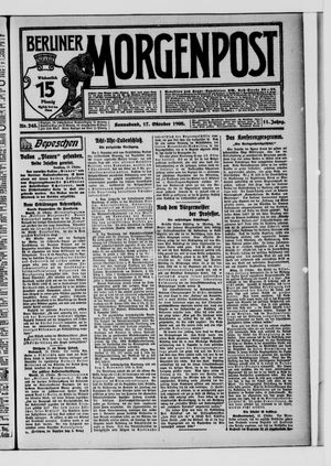 Berliner Morgenpost vom 17.10.1908