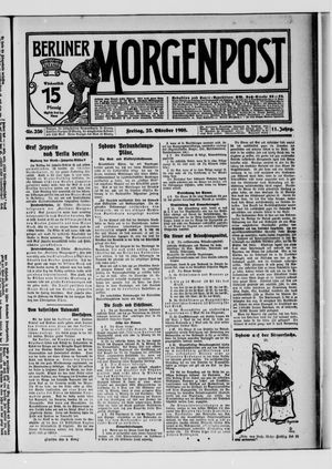 Berliner Morgenpost vom 23.10.1908