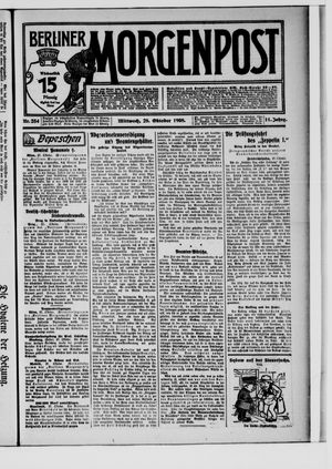 Berliner Morgenpost vom 28.10.1908