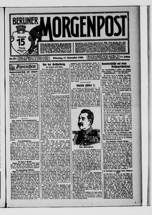 Berliner Morgenpost vom 17.11.1908