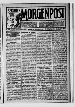 Berliner Morgenpost on Nov 20, 1908