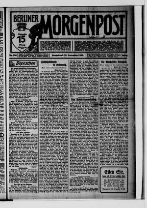 Berliner Morgenpost vom 28.11.1908