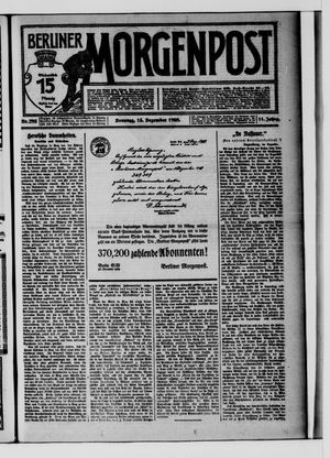 Berliner Morgenpost vom 13.12.1908