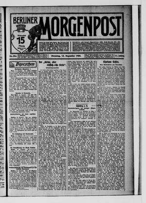 Berliner Morgenpost vom 15.12.1908