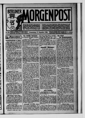 Berliner Morgenpost vom 17.12.1908