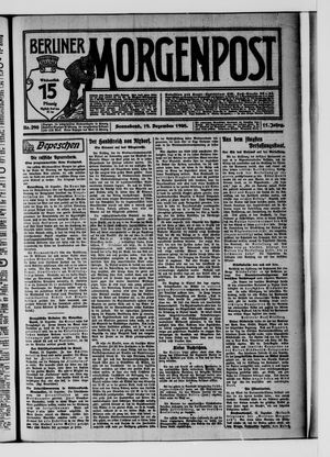 Berliner Morgenpost vom 19.12.1908