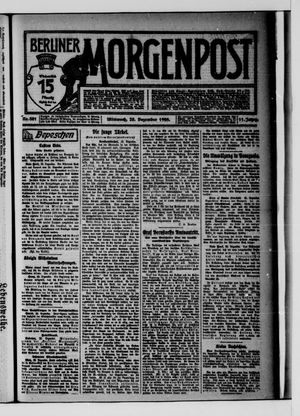 Berliner Morgenpost vom 23.12.1908