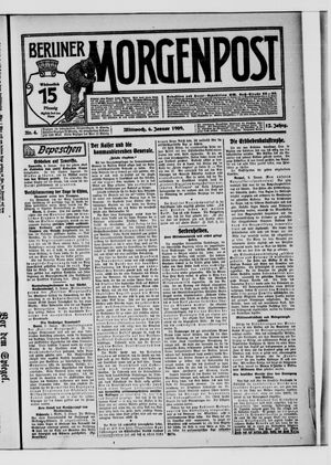 Berliner Morgenpost vom 06.01.1909