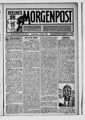 Berliner Morgenpost vom 07.01.1909
