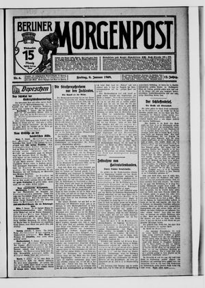 Berliner Morgenpost vom 08.01.1909