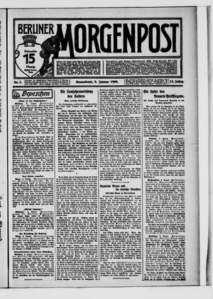 Berliner Morgenpost vom 09.01.1909