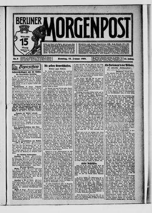 Berliner Morgenpost vom 10.01.1909