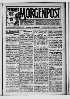 Berliner Morgenpost vom 13.01.1909