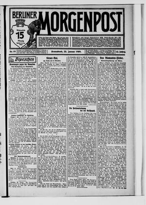 Berliner Morgenpost vom 23.01.1909