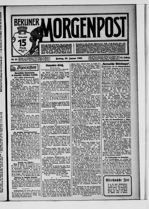Berliner Morgenpost vom 29.01.1909