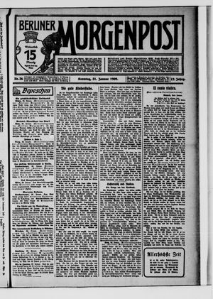 Berliner Morgenpost vom 31.01.1909