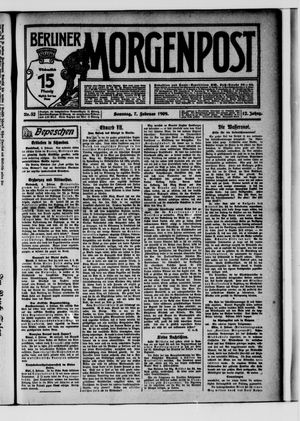 Berliner Morgenpost vom 07.02.1909