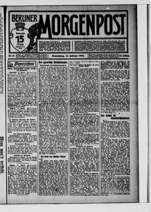 Berliner Morgenpost vom 18.02.1909