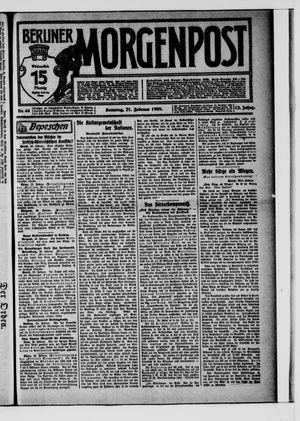 Berliner Morgenpost vom 21.02.1909