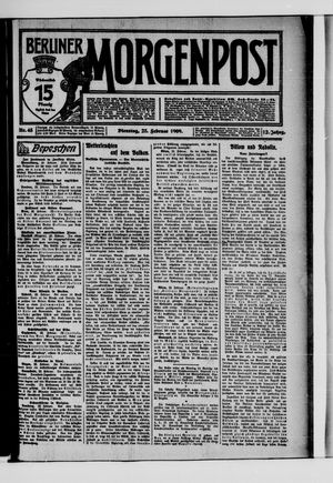 Berliner Morgenpost on Feb 23, 1909