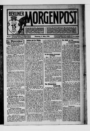 Berliner Morgenpost on Mar 2, 1909