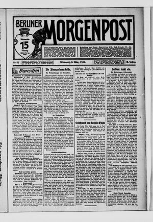 Berliner Morgenpost vom 03.03.1909