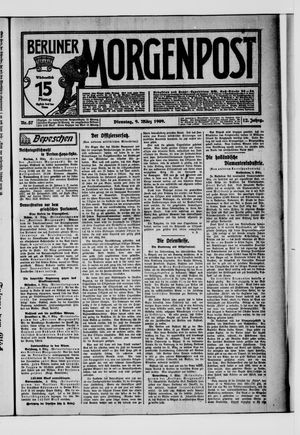 Berliner Morgenpost vom 09.03.1909