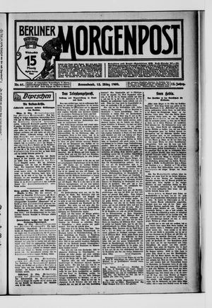 Berliner Morgenpost vom 13.03.1909